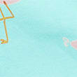 Pure Cotton Flamingo Print Shorts (2-7 Yrs), AQUA, swatch