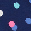 Pure Cotton Spotted Top (2-8 Yrs), NAVY, swatch
