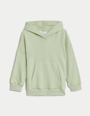 

Girls,Unisex,Boys M&S Collection Cotton Rich Plain Hoodie (2-8 Yrs) - Pistachio, Pistachio