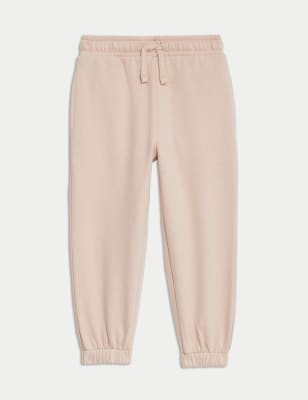 

Girls,Unisex,Boys M&S Collection Cotton Rich Joggers (2-8 Yrs) - Blush, Blush