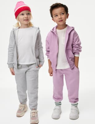 

Marks & Spencer Cotton Rich Joggers (2-8 Yrs) (PURPLE, 2-3 Y)