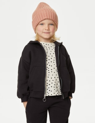 

Girls,Unisex,Boys M&S Collection Cotton Rich Plain Hoodie (2-8 Yrs) - Carbon, Carbon