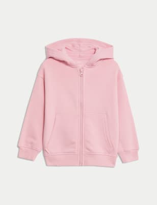 

Girls,Unisex,Boys M&S Collection Cotton Rich Plain Hoodie (2-8 Yrs) - Antique Rose, Antique Rose