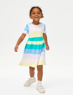 

Girls M&S Collection Pure Cotton Printed Dress (2-8 Yrs) - Multi, Multi