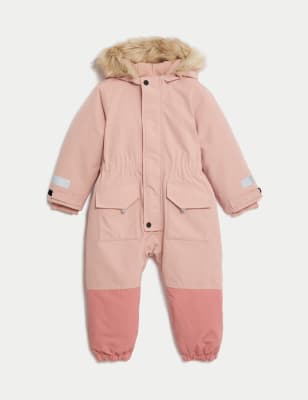 

Boys M&S Collection Technical Hooded Snowsuit (2-8 Yrs) - Multi, Multi