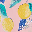 Lightweight Lemon Print Parka (2-7 Yrs), PINK MIX, swatch