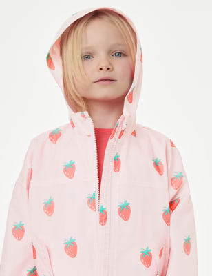 

Girls M&S Collection Strawberry Windbreaker (2-8 Yrs) - Pink Mix, Pink Mix