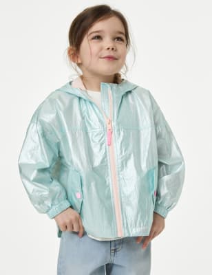 

Girls M&S Collection Metallic Windbreaker (2-8 Yrs), Metallic