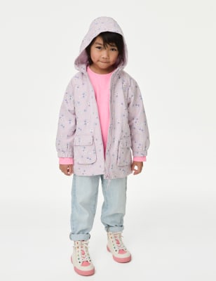 

Girls M&S Collection Pure Cotton Hooded Parka (2-8 Yrs) - Pink Mix, Pink Mix