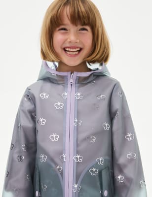 

Girls M&S Collection Butterfly Raincoat (2-8 Yrs) - Aqua, Aqua