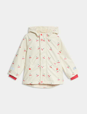 

Girls M&S Collection 3-in-1 Cherry Print Fisherman Coat (2-8 Yrs) - Ivory Mix, Ivory Mix