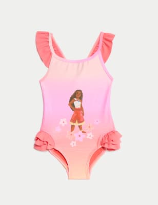 

M&S Collection Traje de baño de Moana™ de Disney Princess™ con volantes (2-8 años) - Pink Mix, Pink Mix