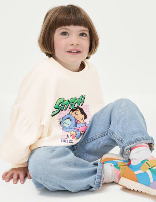 

M&S Collection Sudadera de Lilo & Stitch™ (2-8 años) - Ecru, Ecru