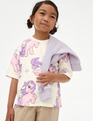 

Girls M&S Collection Pure Cotton. My Little Pony™ T-Shirt (2-8 Yrs) - Pink, Pink