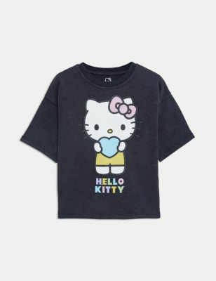 

Girls M&S Collection Pure Cotton Hello Kitty™ T-Shirt (2-8 Yrs) - Carbon, Carbon