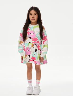 

Girls M&S Collection Cotton Rich Squishmallows™ Sweatshirt Dress (5-10 Yrs) - Multi, Multi