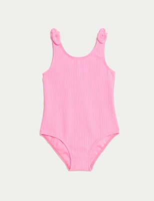

Girls M&S Collection Crinkle Swimsuit (2-8 Yrs) - Pink, Pink