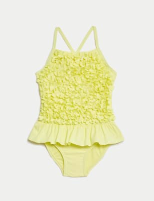 

Girls M&S Collection 3D Petal Swimsuit (2-8 Yrs) - Yellow, Yellow