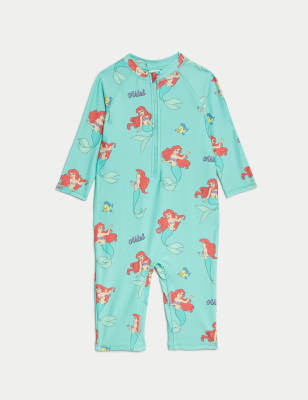 

Girls M&S Collection The Little Mermaid™ All In One Swimsuit (2-8 Yrs) - Aqua, Aqua