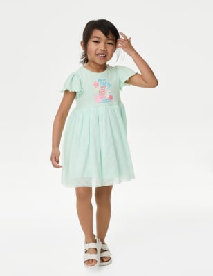 

Girls M&S Collection Pure Cotton Peppa Pig™ Dress (2-8 Yrs) - Light Green, Light Green