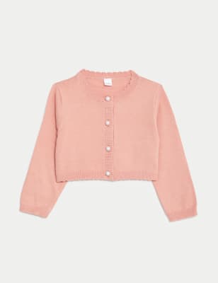 

Girls M&S Collection Knitted Cardigan (0-3 Yrs) - Coral, Coral