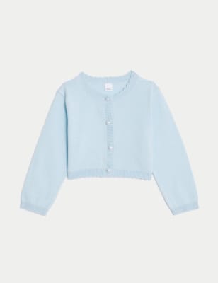 

M&S Collection Strickjacke (0-3 J.) - Light Blue, Light Blue