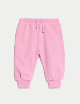 

M&S Collection Jogginghose mit hohem Baumwollanteil (0-3 J.) - Rose, Rose