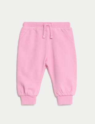 

Girls M&S Collection Cotton Rich Joggers (0-3 Yrs) - Rose, Rose