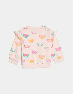 

Girls M&S Collection Cotton Rich Sweatshirt (0-3 Yrs) - Pale Pink, Pale Pink