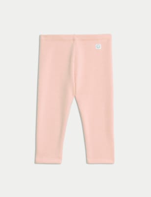 

Girls M&S Collection Cotton Blend Fleece Lined Cosy Leggings (0 Mths-6 Yrs), Blush