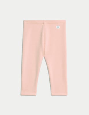 

Girls M&S Collection Cotton Blend Fleece Lined Cosy Leggings (0 Mths-6 Yrs) - Blush, Blush