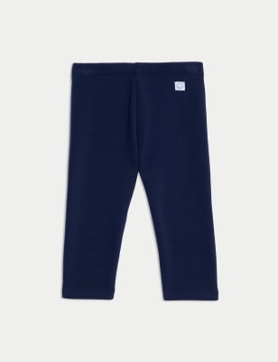 

Girls M&S Collection Cotton Blend Fleece Lined Cosy Leggings (0 Mths-6 Yrs) - Navy, Navy