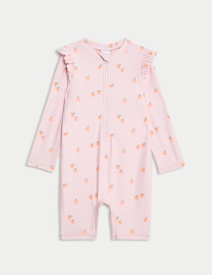 

M&S Collection Badeanzug mit Pfirsich-Print (0-3 J.) - Pink Mix, Pink Mix