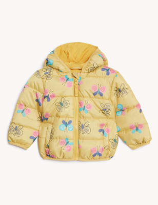 

Girls M&S Collection Hooded Butterfly Jacket (0-3 Yrs) - Yellow Mix, Yellow Mix