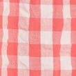 Pure Cotton Gingham Outfit (0-3 Yrs), CORAL MIX, swatch