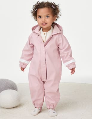 

Girls M&S Collection Stormwear™ Puddlesuit (9 Mths-5 Yrs) - Pink, Pink