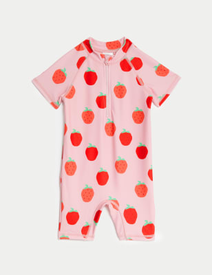 

Girls M&S Collection Strawberry Print All In One (0-3 Yrs) - Lilac Mix, Lilac Mix