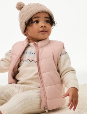 

Girls M&S Collection Stormwear™ Padded Gilet (0-3 Yrs) - Pink, Pink