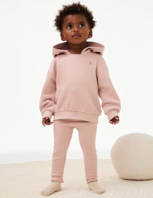 

M&S Collection Conjunto de 2 piezas de algodón (0-3 años) - Pink, Pink