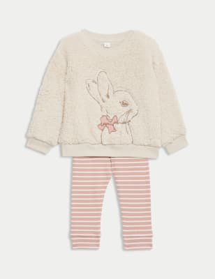 

Girls M&S Collection 2pc Peter Rabbit™ Flopsy Outfit (0-3 Yrs) - Cream Mix, Cream Mix