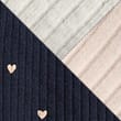 3pk Cotton Rich Heart Frill Tops (0 Mths-3 Yrs), NAVY MIX, swatch