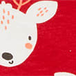 Pure Cotton Reindeer Print Dress, RED, swatch