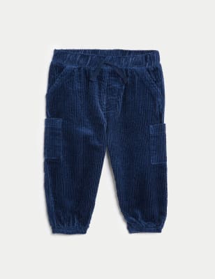 

Boys M&S Collection Pure Cotton Cord Trousers (0-3 Yrs) - Navy, Navy