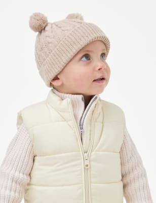 

Boys M&S Collection Padded Gilet (0-3 Yrs) - Cream, Cream