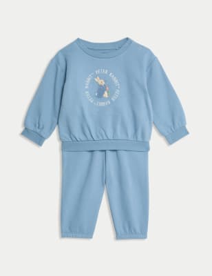 

Boys M&S Collection 2pc Cotton Rich Peter Rabbit™ Outfit (0-3 Yrs) - Light Blue Mix, Light Blue Mix