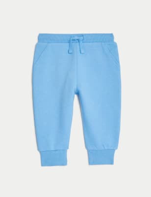 

Boys M&S Collection Cotton Rich Joggers (0-3 Yrs) - Fresh Blue, Fresh Blue