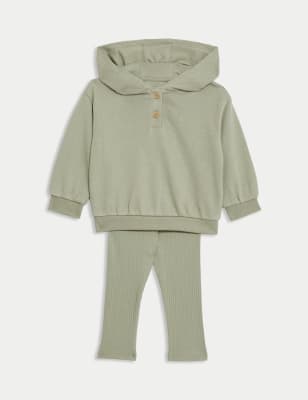 

Boys M&S Collection 2pc Cotton Rich Outfit (0-3 Yrs) - Khaki, Khaki