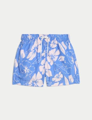 

Boys M&S Collection Floral Swim Shorts (0-3 Yrs) - Blue Mix, Blue Mix