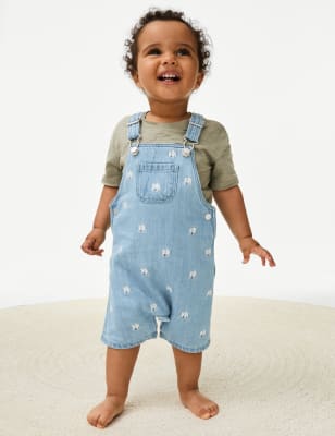 

Boys M&S Collection 2pc Cotton Rich Elephant Outfit (0-3 Yrs) - Blue Mix, Blue Mix