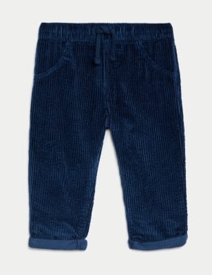 

Boys M&S Collection Cord Trousers (0-3 Yrs) - Navy, Navy